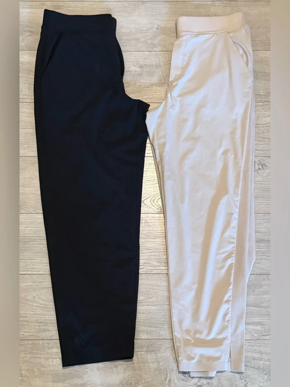BOTH Athleta Pull-On Brooklyn Ankle Pants in Black & Tan. BOTH SZ 10 - Picture 4 of 10